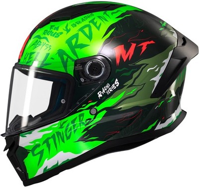 MT Stinger 2 - Ardent Green Motorcycle Helmet