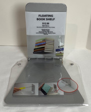 Wall Mounted Metal Floating Bookshelf NEW