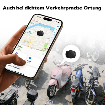 3×IOS Tracker Motorrad Ortung Smart Finder Bluetooth Tracking für alle Fahrzeugs