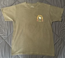 Mens Green Los Angeles Graphic Print Crew Nec...