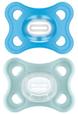 Comfort Baby Pacifiers, Lightweight One-Piece Full Silicone Binky for Newborns 3