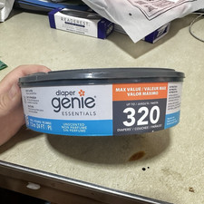 Diaper Genie Essentials Unscented Refill Ring Max Value, Up to 320 Diapers