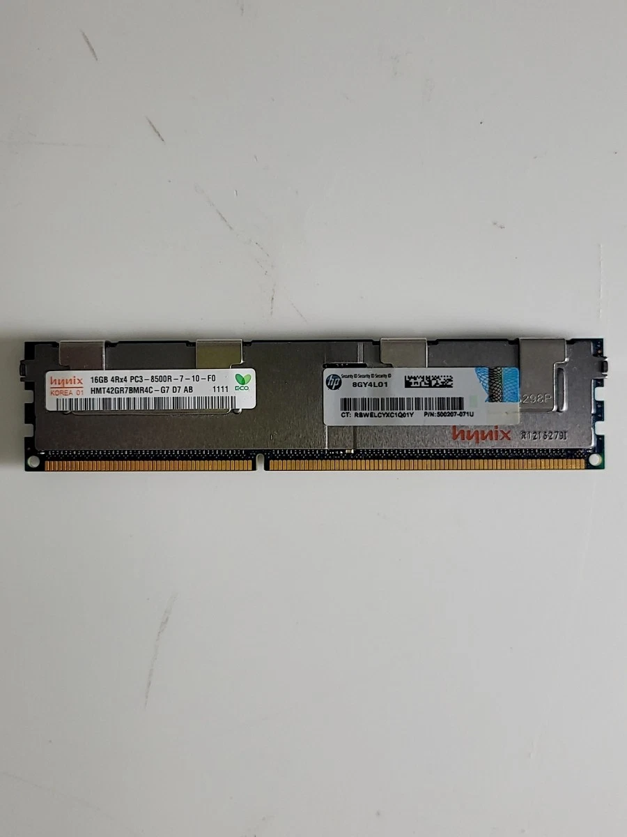 サーバー用メモリ 16GB x2 DDR3 PC3-8500R Hynix PC3-8500 (DDR3-1066) DDR3 SDRAM ECC Network Server Memory (RAM