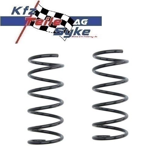 2X Feder Fahrwerksfeder Hinten Hinterachse Links Rechts FüR Fiat 500 (312)-image