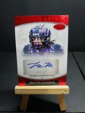 Trevon Moehrig Auto 2021 Sage Football Red Foil Autograph SSP RC