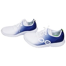 NIB OOFOS OOMG SPORT LS MEN Athletic Shoes Blue White Sneakers Men's Size US 9.5