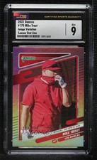 2021 Panini Donruss Variation Season Stat Line 23/400 Mike Trout CSG 9 Mint z7j
