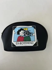 David & Goliath EX-BOYFRIEND Cosmetic Bag By Sunny Hawaii Nylon Pouch 7.5x5x2”