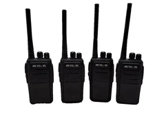 lot of 4 Retevis RETC 15- RT22 Two-Way UHF Hand-Held Mobile Radio Walkie-Talkie