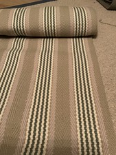 Roger Oates Carpet Runner Rug Bound Ends flatweave 70cm x 335cm