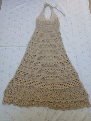 Victoria's Secret by Moda International Crochet 100% Cotton Shell Dress |  eBay