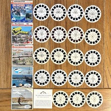 Lot of 19 View Master Reels - Universal Studios Sea World Knotts Magic Mountain