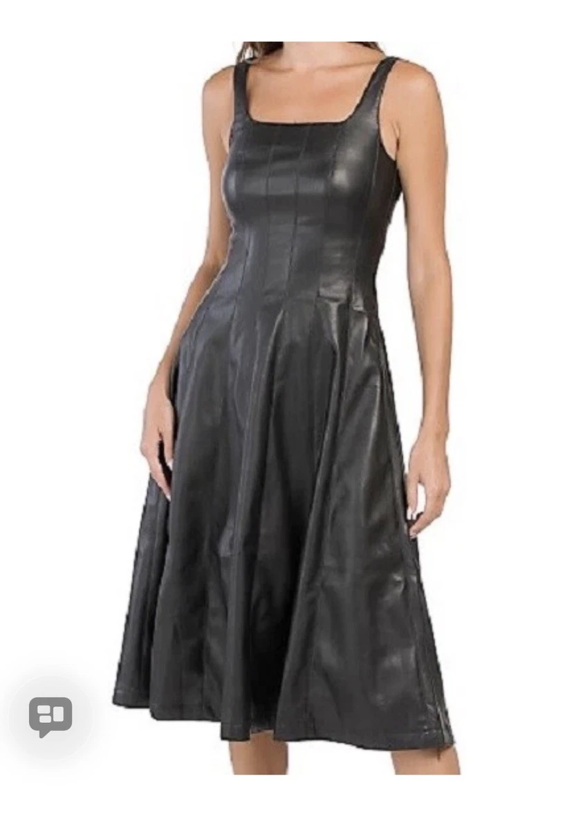 seven for all mankind faux leather dress 7 Clothing for Women for sale ruffle cuff wedding dress