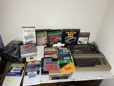 COMMODORE 64 COMPUTER PRINTER GAMES DISK DRIVE MANUALS CORDS SOFTWARE LOT READ