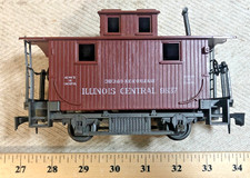 AHM Rivarossi O Scale 9837 Bobber Caboose 7306D Illinois Central  (C)