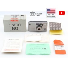  Near MINT w/Box PENTAX ESPIO 80 ZOOM Point  Shoot 35mm Film Camera From JAPAN