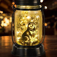 Alaskan Malamute Gifts for Women/Men, Pet Solar Lanterns Alaskan Malamute Dog Lo