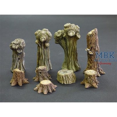 PLUS MODELS PL506 Weiden und Baumstümpfe/ Willows and stumps