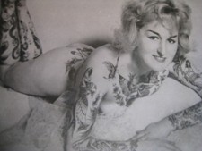 Scarce, early, Photo ... , TATTOOED LADY ... KOBEL T-1333, CINDY RAY