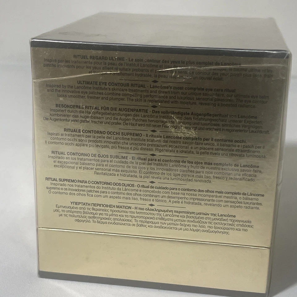 Bálsamo ritual contorno de ojos Lancome Absolue L’extrait Ultimate + 6 parches * sellado Foto 3 de 4