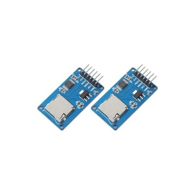 2pcs Micro SD Card Module Storage Board 6-pin TF Card Memory Adapter Reader Modu