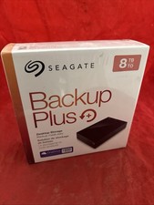 STDT8000100 - Seagate Backup Plus 8TB 7200RPM Cloud Storage USB 3.0 3.5-inch HDD