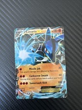 Lucario EX Holo Card 54/111 XY-Furious Fists Damaged  on eBay