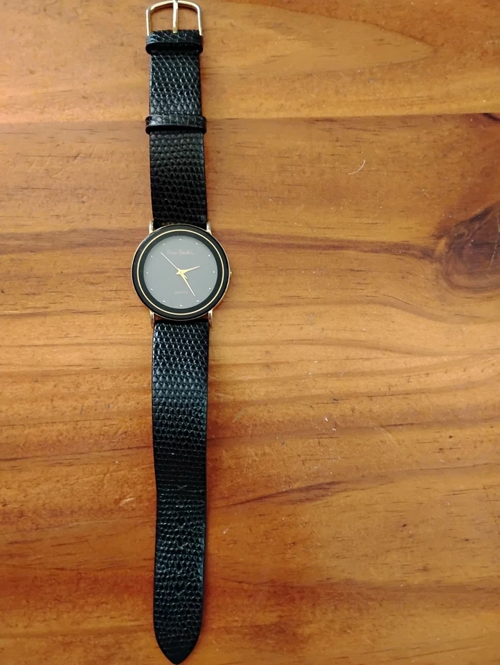 **En oferta** Reloj Pierre Cardin vintage unisex con correa de cuero original Foto 3 de 4