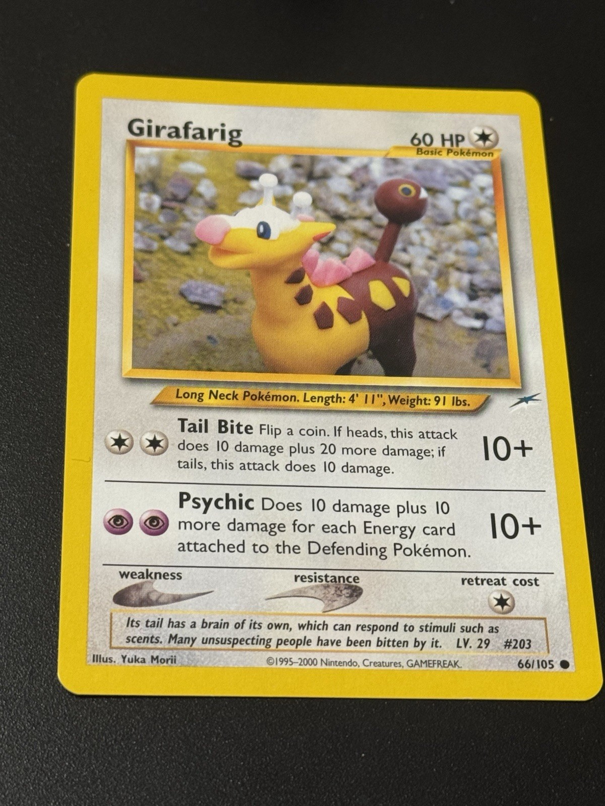 Girafarig 66/105 Neo Destiny NM Regular Pokemon Card