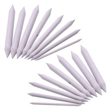18Pcs Reusable Blending Stumps and Tortillions for Drawing White Sketch Tools