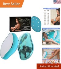 Crystal Hair Eraser,Natural Crystal Hair Remover,Reusable Painless Nano Glass...