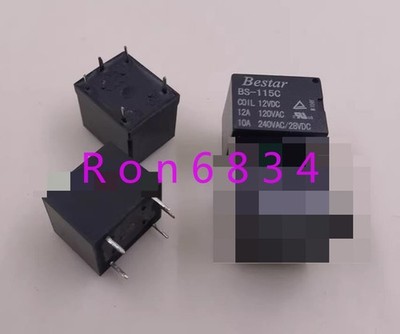 5pcs new Bestar BS-115C 12VDC relay pin 5 10A *yt