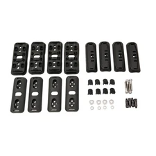 Rhino Rack RCP46-BK Set of 4 Universal Black Base Kit for Roof Rack Systems