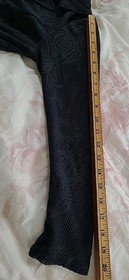 Lilly Pulitzer Tiki Romper - Black Lace & Ruffles - Size Medium - Lace Sleeves