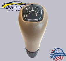 95-05 Mercedes W164 W202 W210 E320 Ml320 Ml430 W163 Leather Shift Knob Oem Brown