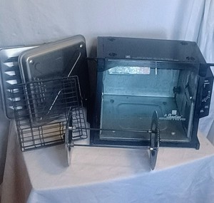 Ronco Compact Showtime Plus Rotisserie BBQ Oven Black Model 2500