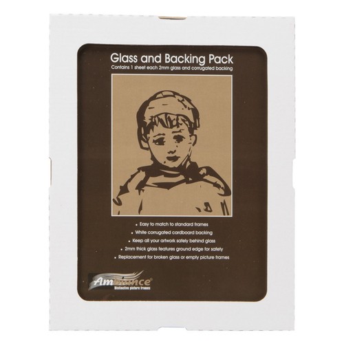 Ambiance Picture Frame Glass and Backing 11"" x 14"" 6-Pack - Picture 2 of 7
