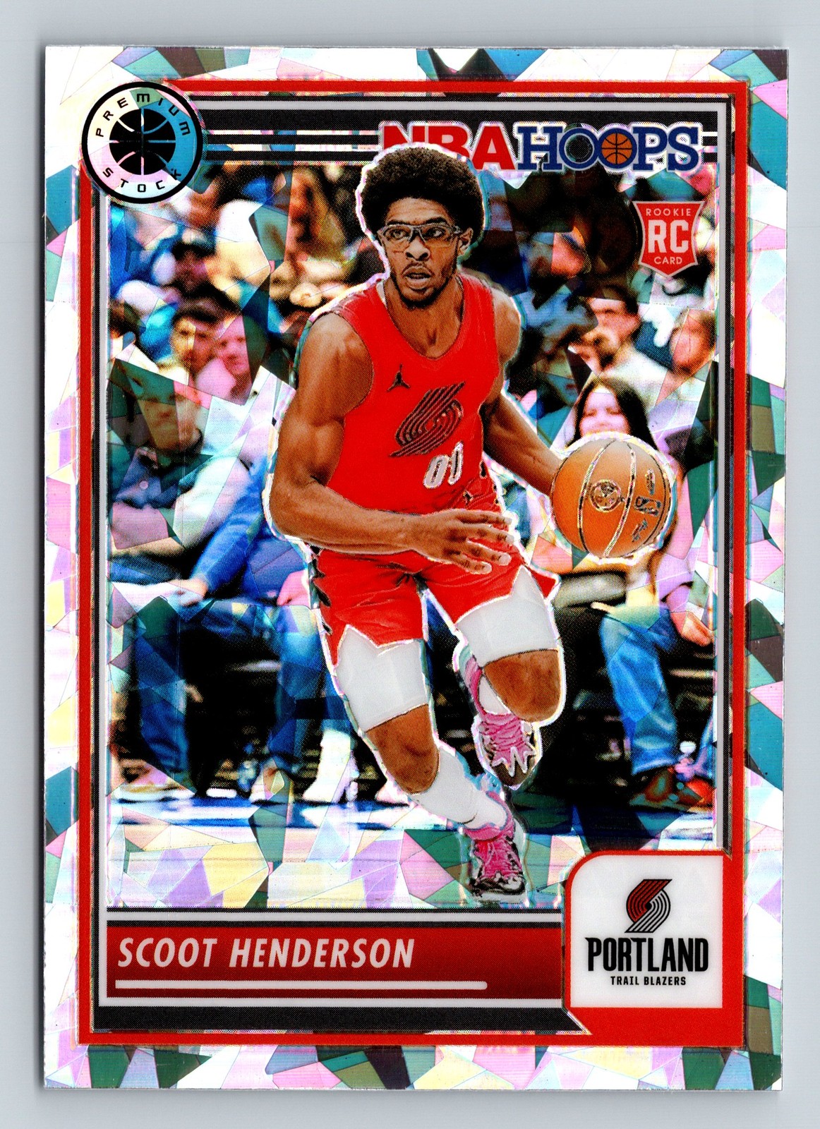 2023-24 Hoops Premium Stock #137 Scoot Henderson Ice Prizm
