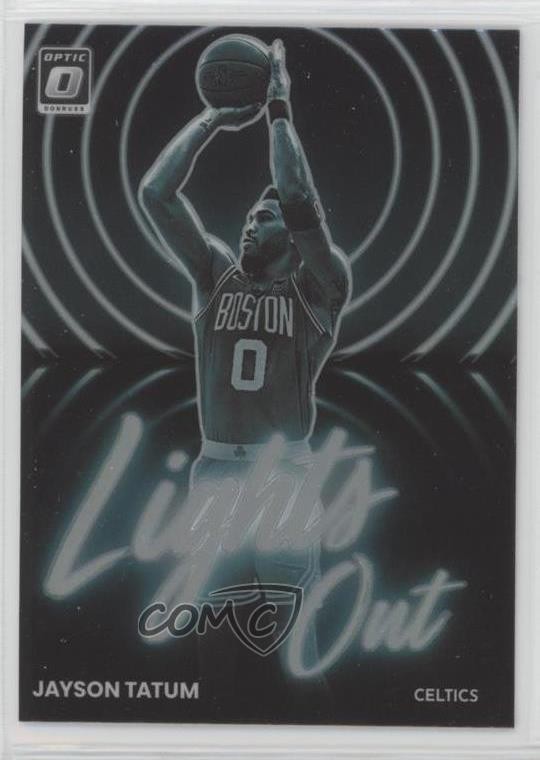 2022-23 Panini Donruss Optic Lights Out Holo Prizm Jayson Tatum #1 5ub