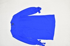 Banana Republic Dress Womens 4 Petite Blue Long Sleeve Bow Cuff Sheath Lined