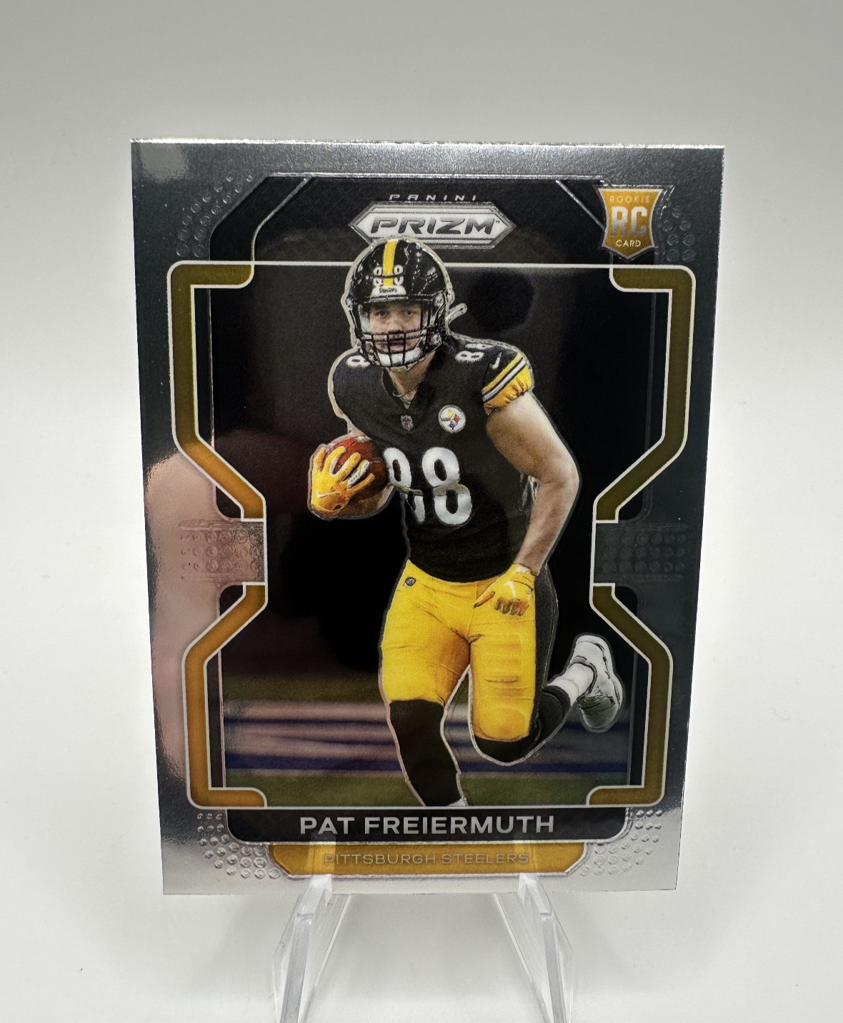 Pittsburgh Steelers Pat Freiermuth RC 2021 Panini Prizm #362 NFL Rookie Card