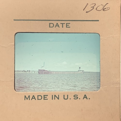 #ad Vintage 35mm Color Slide Great Lakes Freighter Cargo Ship Maritime USA $6.99