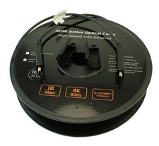 230ft PLENUM Ultra HIGH SPEED HDMI 18Gb Fiber Optic/Hybrid Cable 4Kx2K/60Hz