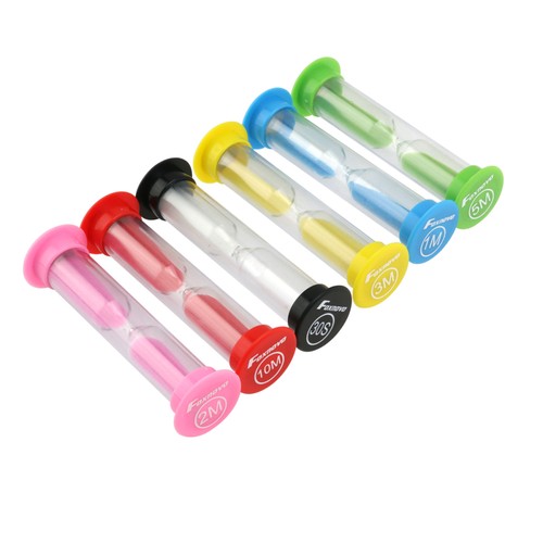 Timer Sandglass Timer Minutes 6 Colors for Kids Games Classroom Kitchen Home - Picture 3 of 10