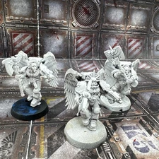 Warhammer 40K Space Marine Blood Angels 3x OOP Sanguinary Guard Firstborn 6CBT-5