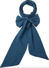 Mens Renaissance Scarf Jabot Cravat Costume Collar Dark blue