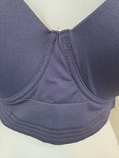 Nautica Intimates Womens 42D Bra Navy Blue Super Soft Comfort Strap NEW