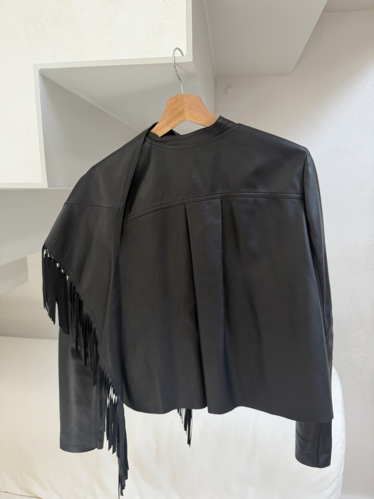 Isabel Marant Black Leather Tassel Runway Jacket EU 38 RRP £1900 image 4