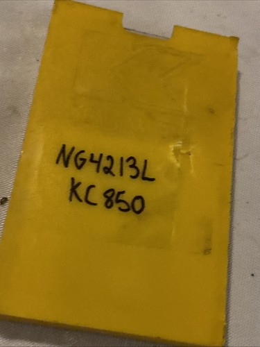 3 NEW KENNAMETAL NG 4213L TOP NOTCH GROOVING CARBIDE INSERTS. GR: kc850 (B39) - Picture 3 of 3