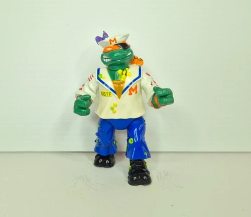 TMNT MICHAELANGELO MIDSHIPMAN 1991 Vintage Figure Mikey